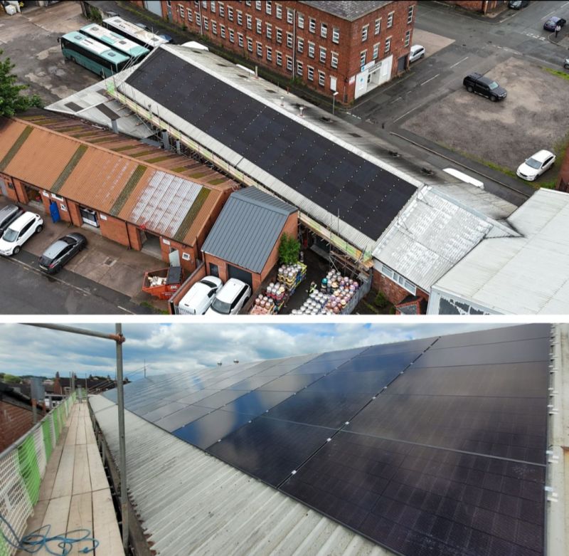 solar panel installation